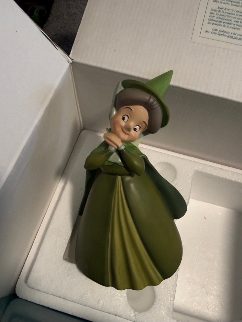Collectable Disney “a little bit of both” Flora figurine. New in box!